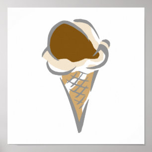 Ice Cream Cone Poster