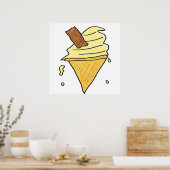Ice Cream Cone Poster (Keuken)