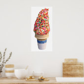 Ice Cream Cone Poster (Keuken)