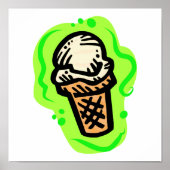 Ice Cream Cone Poster (Voorkant)