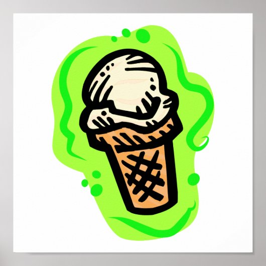 Ice Cream Cone Poster (Voorkant)
