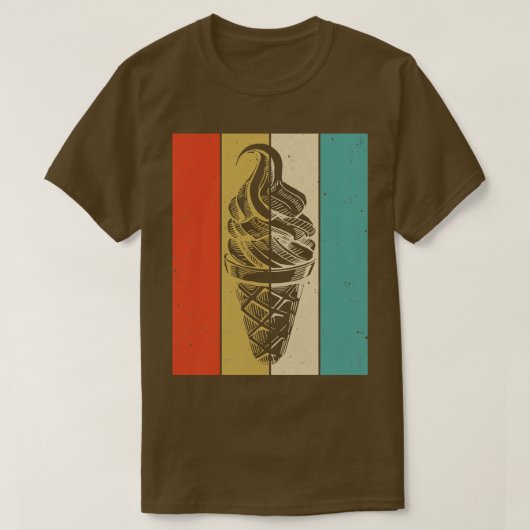 Ice Cream Cone Retro  Ice Cream Lover Summier T-shirt (Design voorkant)