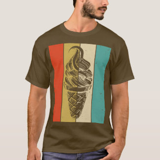 Ice Cream Cone Retro  Ice Cream Lover Summier T-shirt