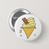 Ice Cream Cone Ronde Button 5,7 Cm (Voorkant /achterkant)