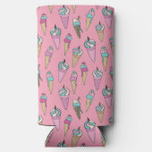 Ice Cream Cone Seltzer Blikjeskoeler (Achterkant)