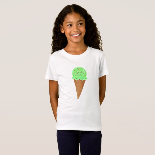 Ice Cream Cone Shirt (Voorkant volledig)