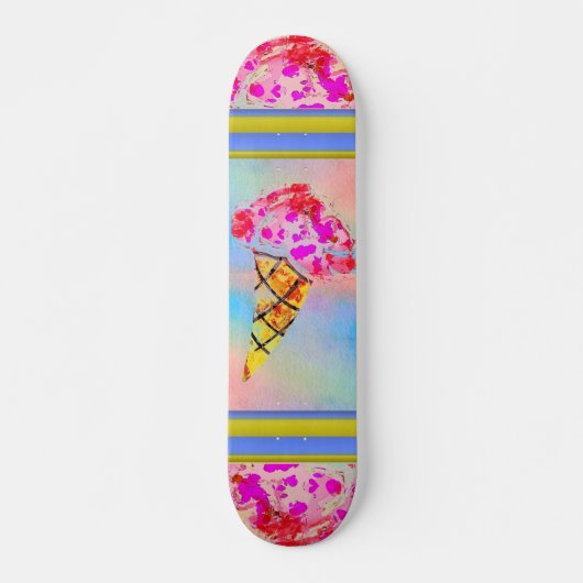 Ice Cream Cone Skateboard (Voorkant)