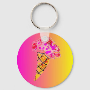 Ice Cream Cone Sleutelhanger