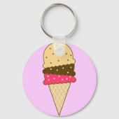 Ice Cream Cone Sleutelhanger (Voorkant)