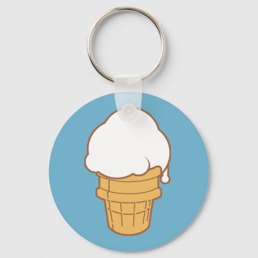 Ice Cream Cone Sleutelhanger (Voorkant)