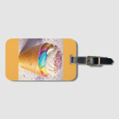 Ice Cream Cone Sprinkles Bagagelabel (Voorkant (horizontaal))