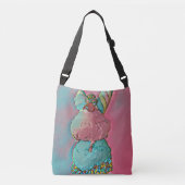 Ice cream cone sprinkles crossbody tas (Voorkant)