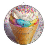 Ice Cream Cone Sprinkles Dartbord (Voorkant)