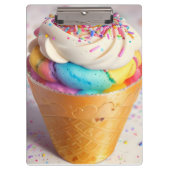 Ice Cream Cone Sprinkles Klembord (Voorkant)