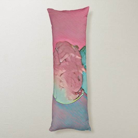 Ice cream cone sprinkles lichaamskussen (Achterkant (Verticaal))