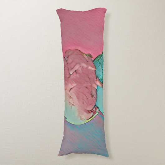 Ice cream cone sprinkles lichaamskussen (Voorkant Verticaal)