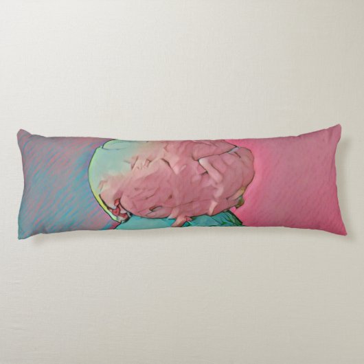 Ice cream cone sprinkles lichaamskussen (Achterkant)