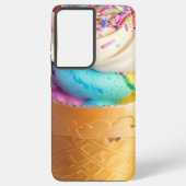 Ice Cream Cone Sprinkles Samsung Galaxy Hoesje (Achterkant)