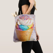 Ice Cream Cone Sprinkles Tote Bag (Dichtbij)