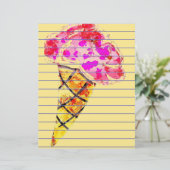 Ice Cream Cone Stationery (Staand voorkant)