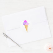 Ice Cream Cone Sticker (Envelop)