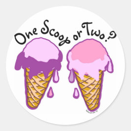 Ice Cream Cone Stickers