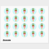 Ice Cream Cone Stickers (Vel)