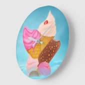 Ice Cream Cone Summer Food Dessert Grote Klok (Hoek)