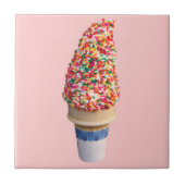 Ice Cream Cone Tile Tegeltje (Voorkant)