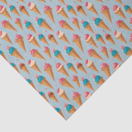 Ice Cream Cone Tissuepapier (Detail)