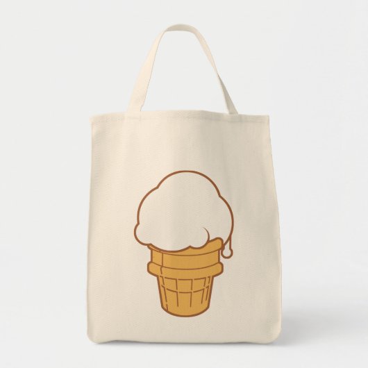 Ice Cream Cone Tote Bag (Voorkant)
