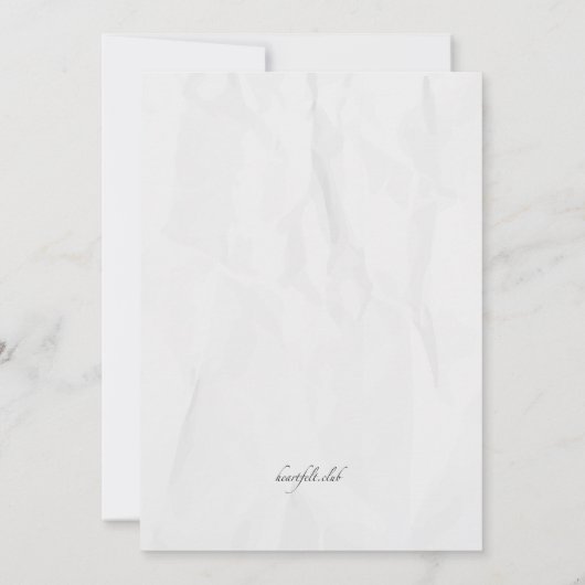 Ice Cream Cone-uitnodiging Kaart (Achterkant)