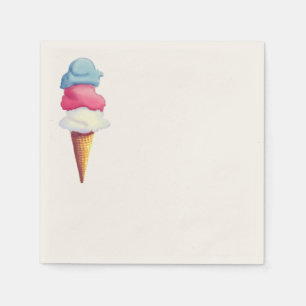 ICE CREAM CONE van SHARON SHARPE Servet