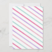 Ice Cream Cone Verjaardagsfeestuitnodiging Kaart (Achterkant)