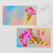 Ice Cream Cone Visitekaartje (Voorkant / Achterkant)