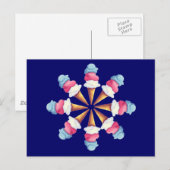 ICE CREAM CONE WHEEL VAN SHARON SHARPE BRIEFKAART (Voorkant / Achterkant)