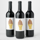 Ice Cream Cone Wijn Etiket (Flessen)