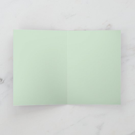 Ice Cream Cone with Sprinkles Polka Dots Green Bedankkaart (Binnen)