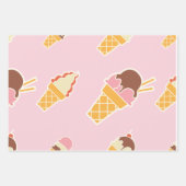 Ice Cream Cone Wrapping Paper (Voorkant 2)