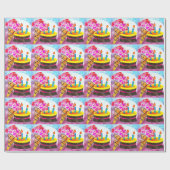 Ice Cream Cone Wrapping Paper Cadeaupapier (Vlak)