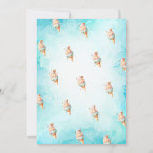 Ice Cream Cone Zomer Bloemen Verjaardagsfeest Kaart (Achterkant)