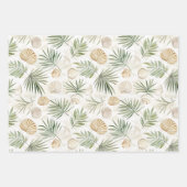 Ice Cream Cones Beach Birthday Inpakpapier Vel (Voorkant 3)