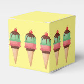 Ice Cream Cones Bedankdoosjes (Voorkant Zijde)