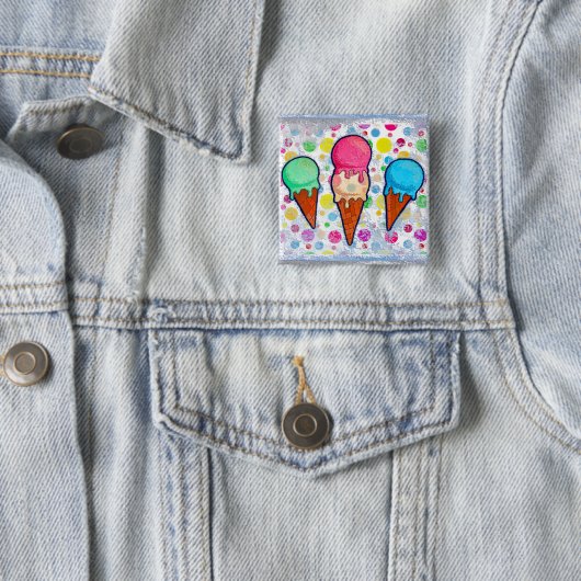 Ice Cream Cones Button (In situ)