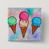 Ice Cream Cones Button (Voorkant)