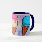 Ice Cream Cones Coffee-Mok Mok (Voorkant rechts)