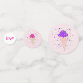 Ice Cream Cones Confetti (Achterkanten)