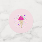 Ice Cream Cones Confetti (Kleine voorkant)
