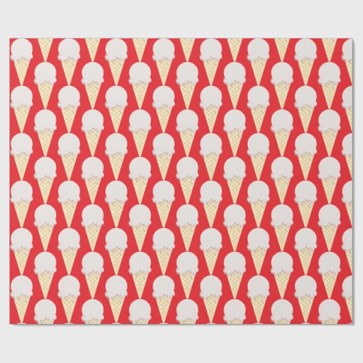 Ice Cream Cones Design Cadeaupapier (Vlak)