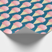 Ice Cream Cones Design Cadeaupapier (Hoek)